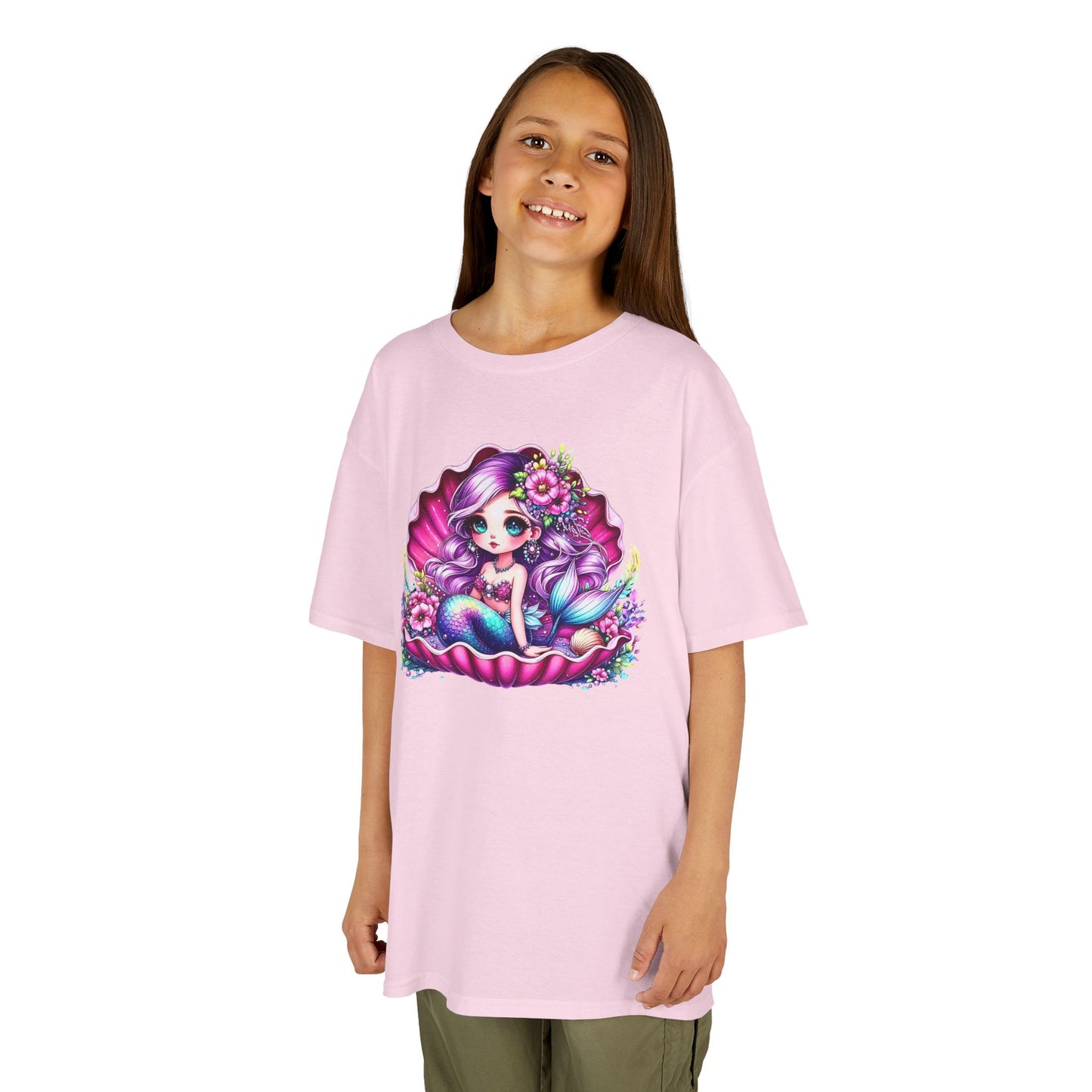 Kids Tee - Mermaid Princess Cute Ocean Theme for Young Dreamers