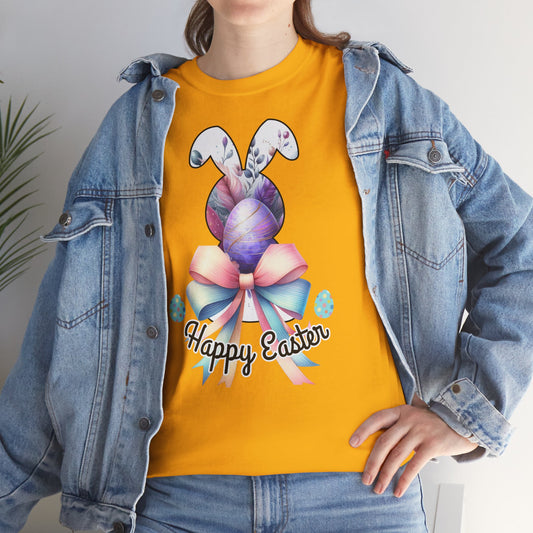 Easter Bunny Frame with Bow Unisex Tee