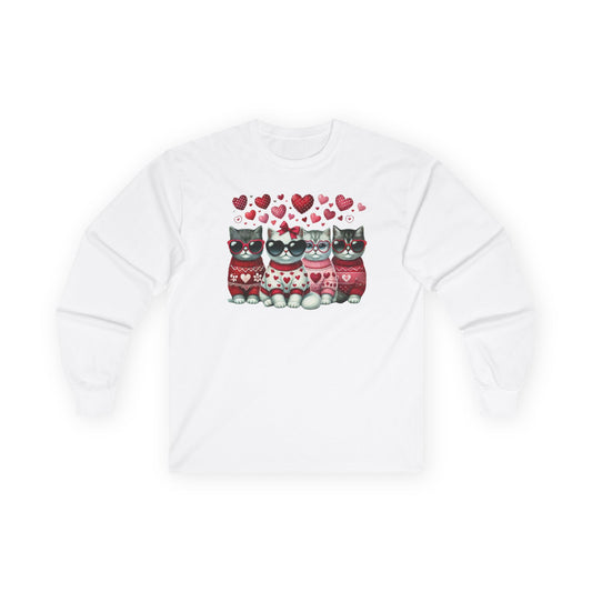 Maglione con gatto festivo