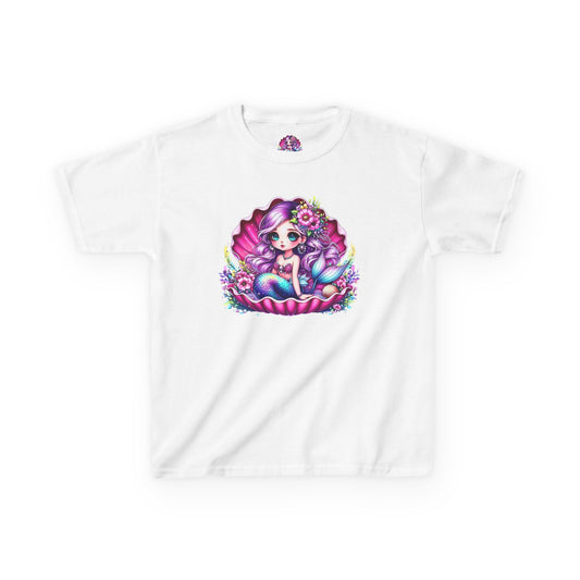 Kids Tee - Mermaid Princess Cute Ocean Theme for Young Dreamers