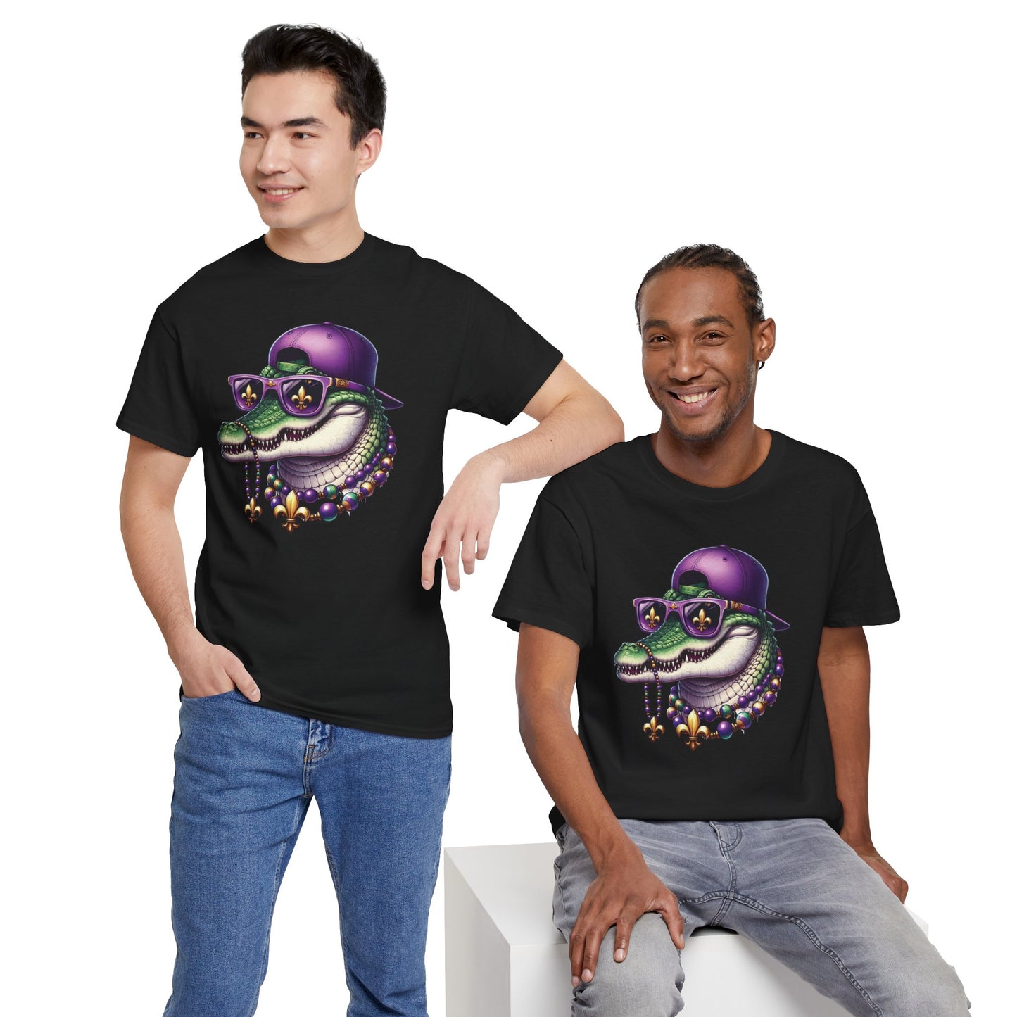 Mardi Gras Unisex Heavy Cotton Tee