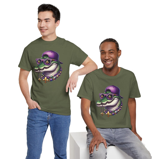 Mardi Gras Unisex Heavy Cotton Tee
