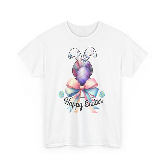 Easter Bunny Frame with Bow Unisex Tee