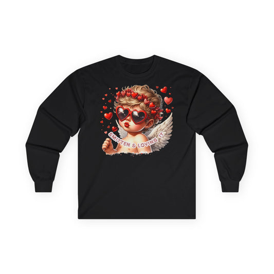 Cherub Cupid Valentine's Tee (smitten and loving it)