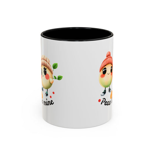 Mug with Cute Peas Design