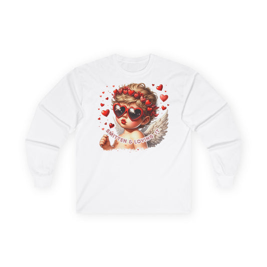 Cherub Cupid Valentine's Tee (smitten and loving it)