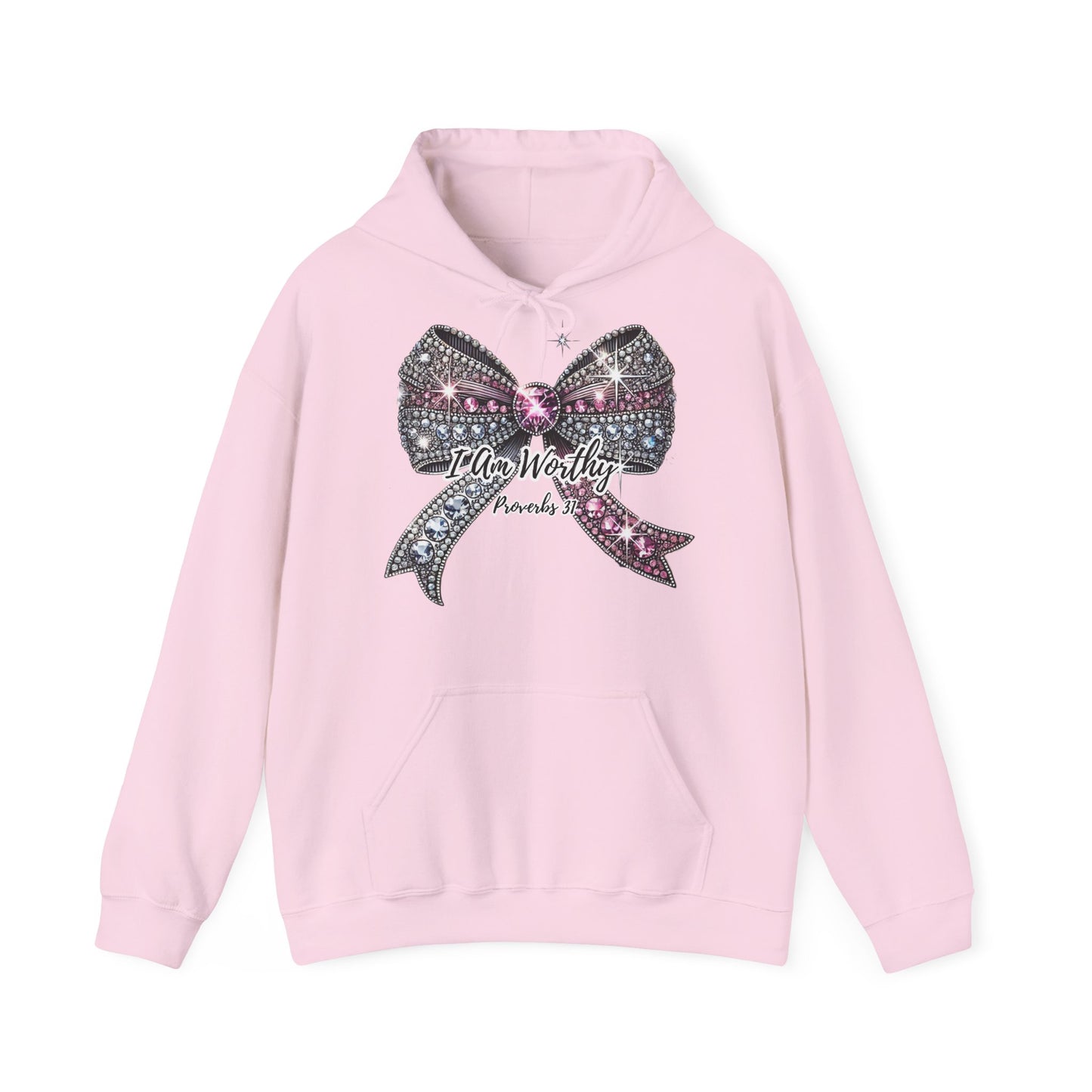 Coquette Bow Hoodie - Crystal Sparkle Design