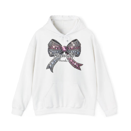 Coquette Bow Hoodie - Crystal Sparkle Design